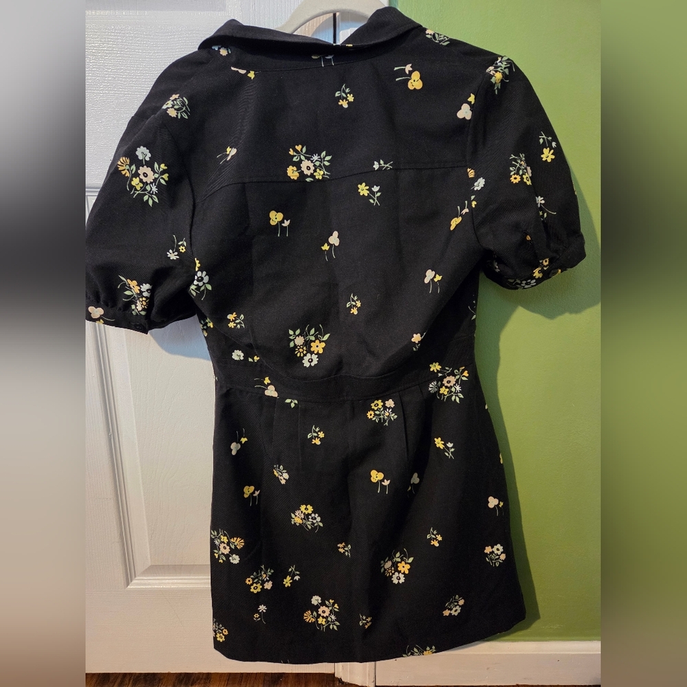 UO Carla Collared Floral Mini Dress - Picture 3 of 5